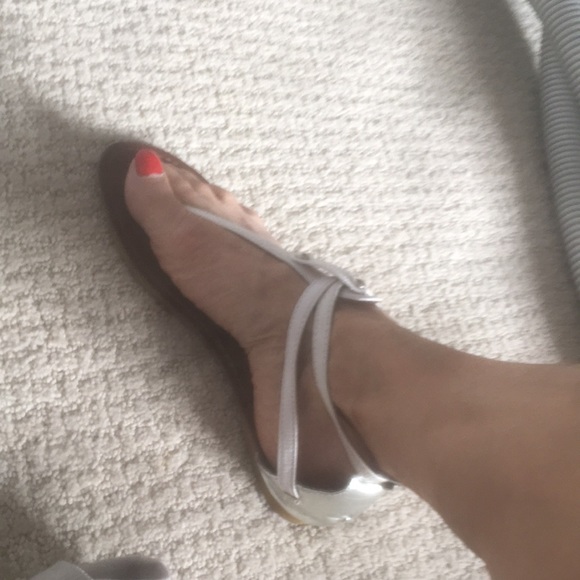 Jules & Jam White Leather Sandals - Excellent Condition! - Picture 2 of 6